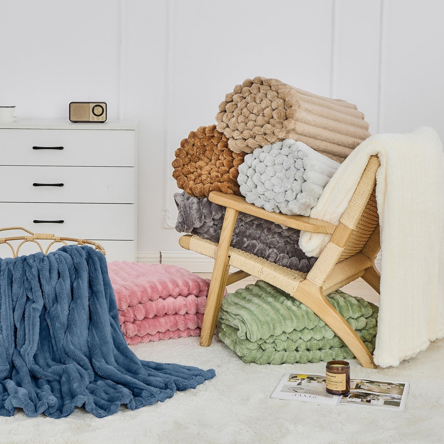 🔥Black-Friday-Mega-Angebot – 50 % Rabatt!🔥🛏️Dicke Plüschdecke mit Kaninchenmotiv und Milchvelours-Bezug🫧Kuscheln Sie sich in ultimativen Komfort