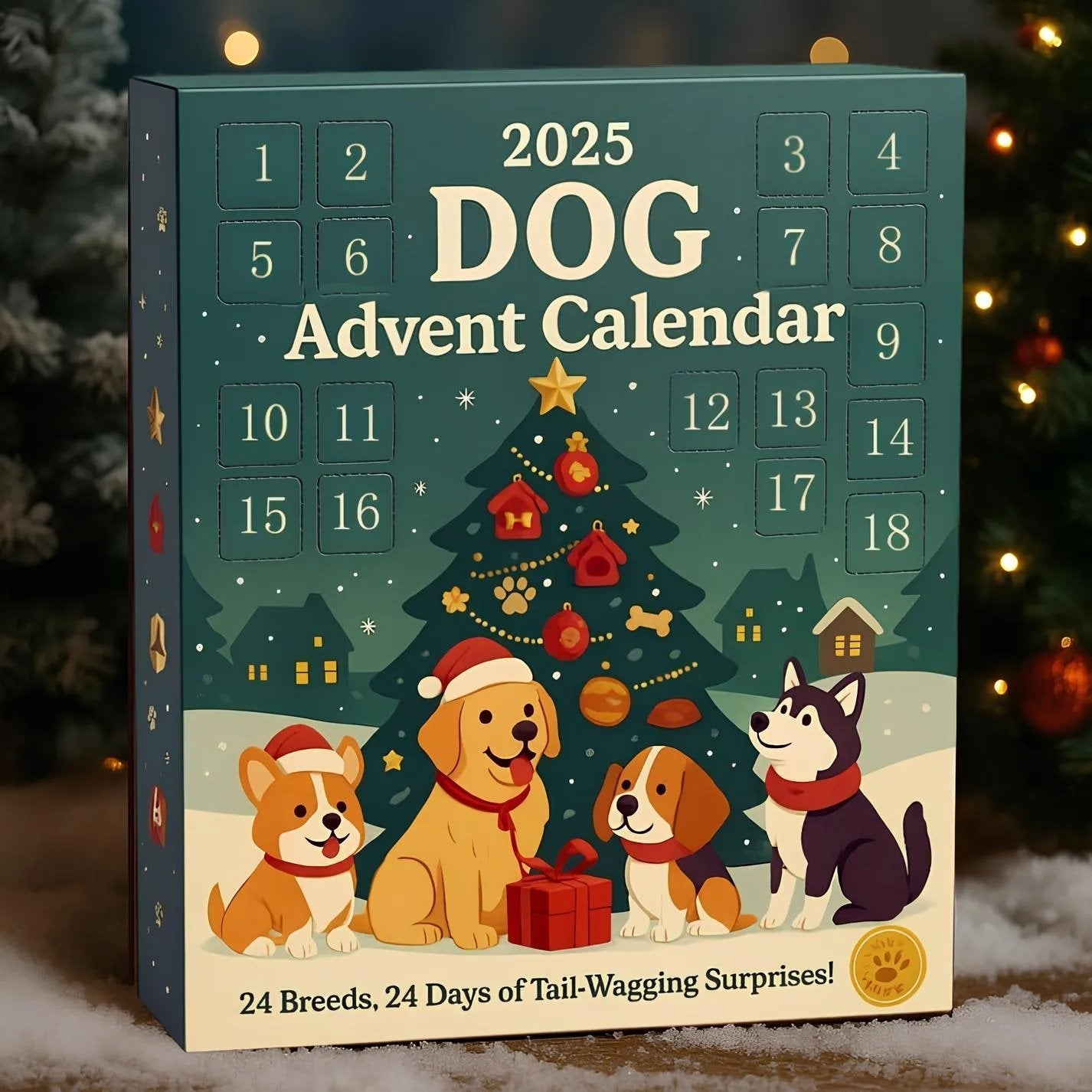 🔥Letzter Tag 49% OFF - Hunde-Adventskalender 2025🎄