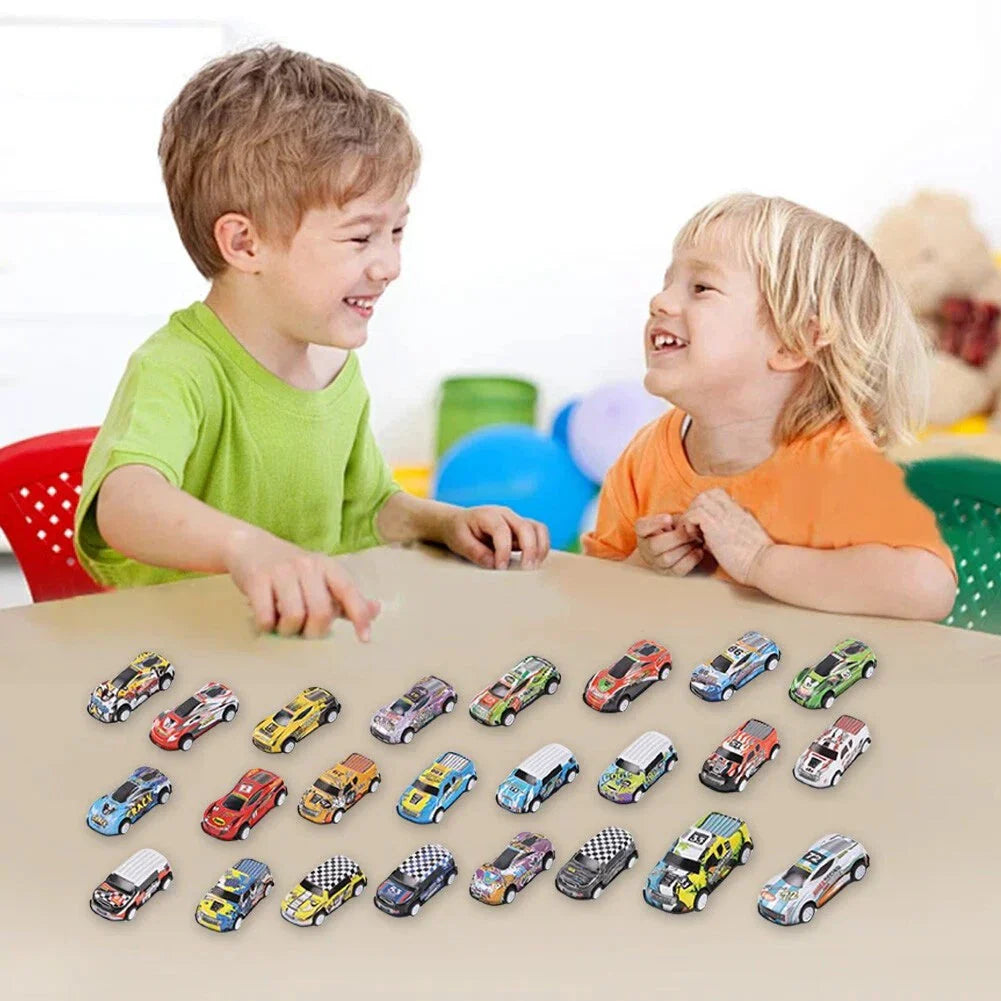 🎄📅24-Tage-Countdown-Adventskalender für Rennsport Weihnachten 2025 - Countdown mit Rennwagen für Kinder🎁
