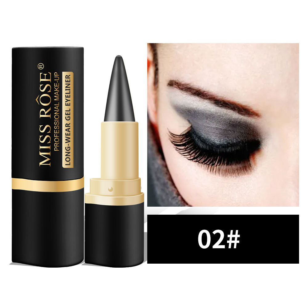 EffortLiner-Natural black long-lasting gel eyeliner, waterproof, natural formula, safe and harmless, gentle and easy to remove