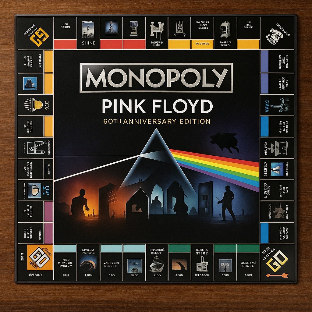MONOPOLY: Pink Floyd 60th Anniversary Collector‘s Edition | Official Board Game
