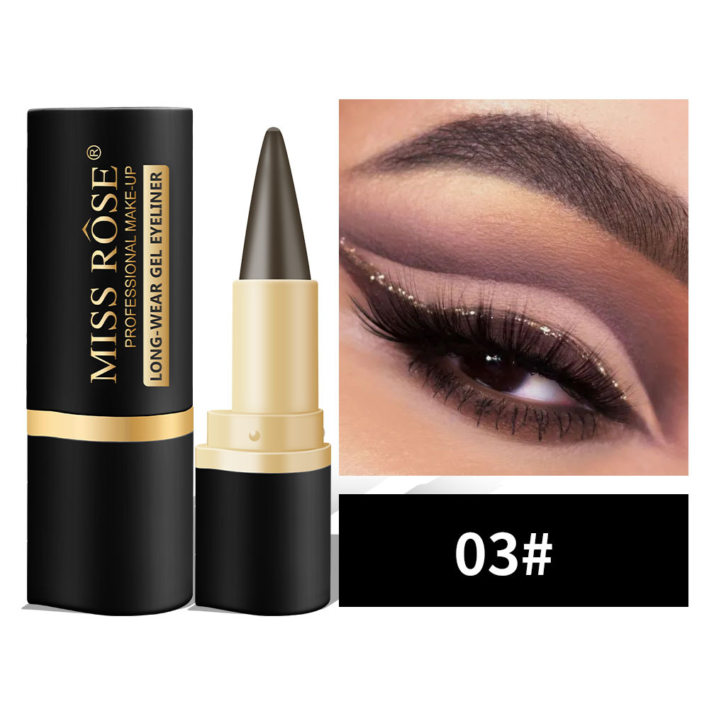 EffortLiner-Natural black long-lasting gel eyeliner, waterproof, natural formula, safe and harmless, gentle and easy to remove