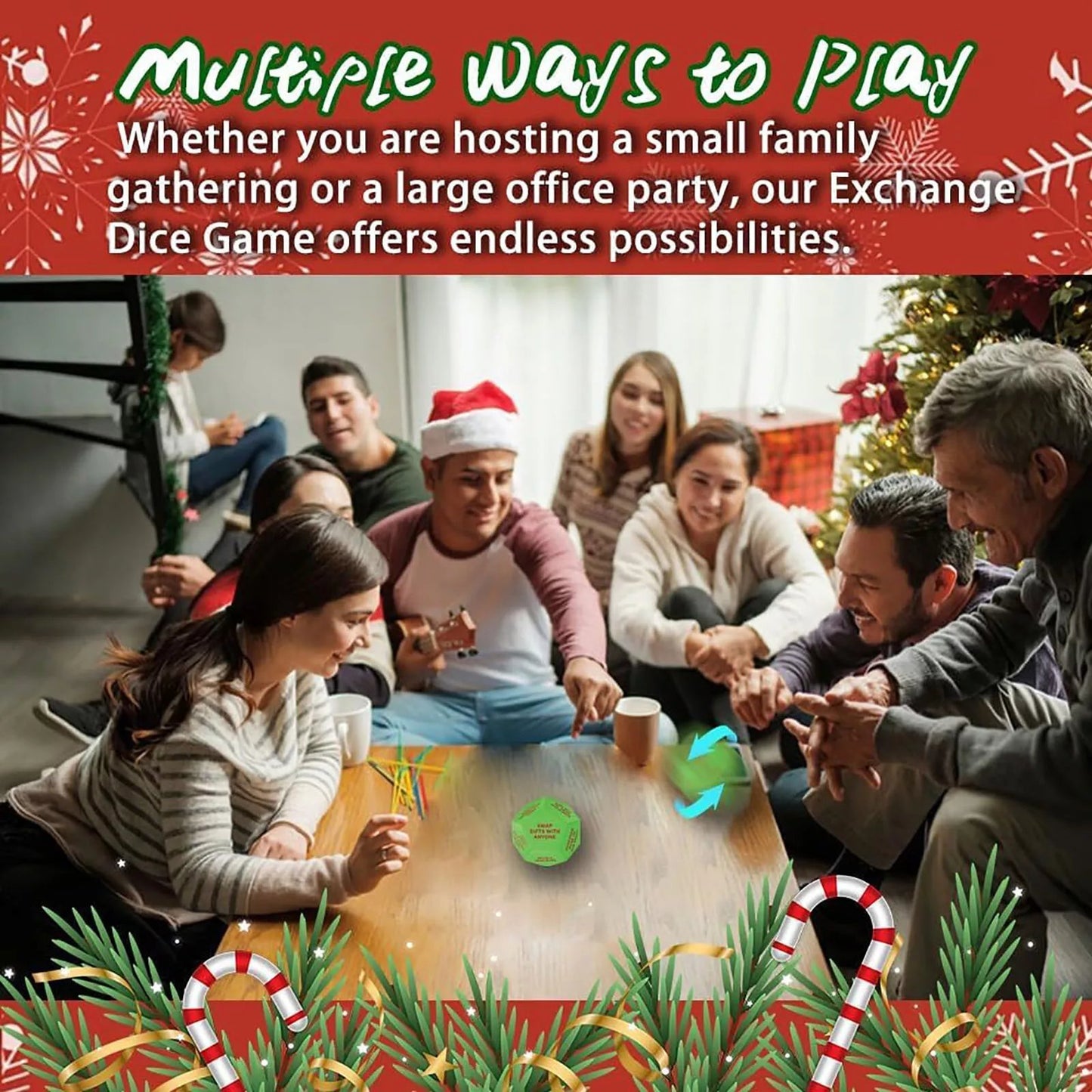 🎲 Santa Swap Christmas Gift Exchange Dice Game | Holiday Party Game