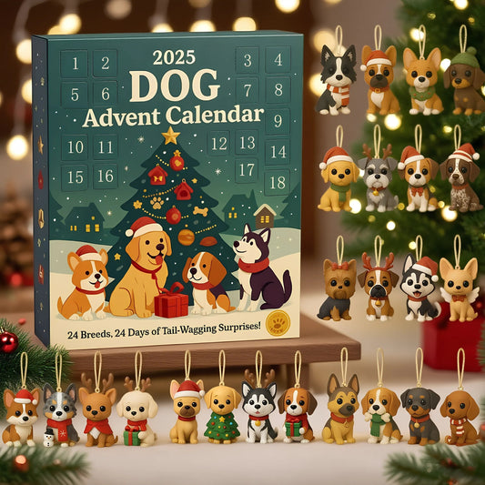🔥Letzter Tag 49% OFF - Hunde-Adventskalender 2025🎄