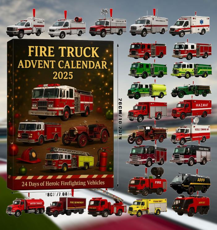 🚒🔥FEUERWEHRAUTO-ADVENTSKALENDER 2025🎁🌲