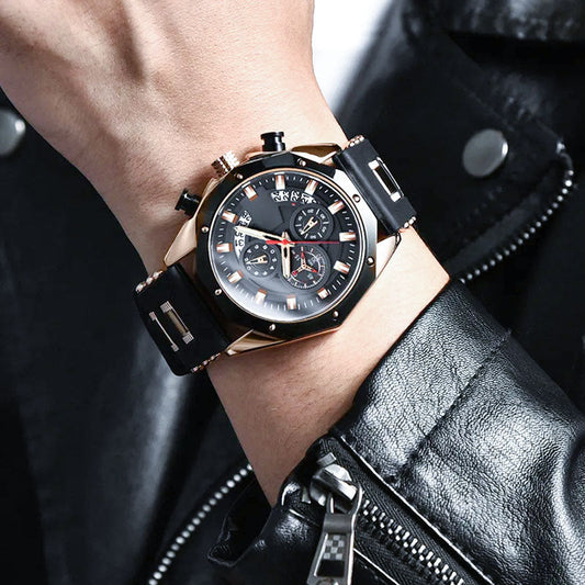 🔥Aktion 50%REA🔥Großzifferblatt-Kalender-Quarz-Armbanduhr für Business